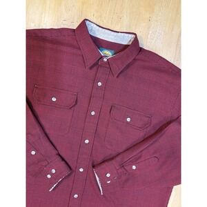 Vintage Cabela's‎ Outdoor Gear Shirt Men's XL Red Plaid Hunting